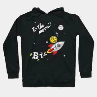 BTC to the moon !! Hoodie